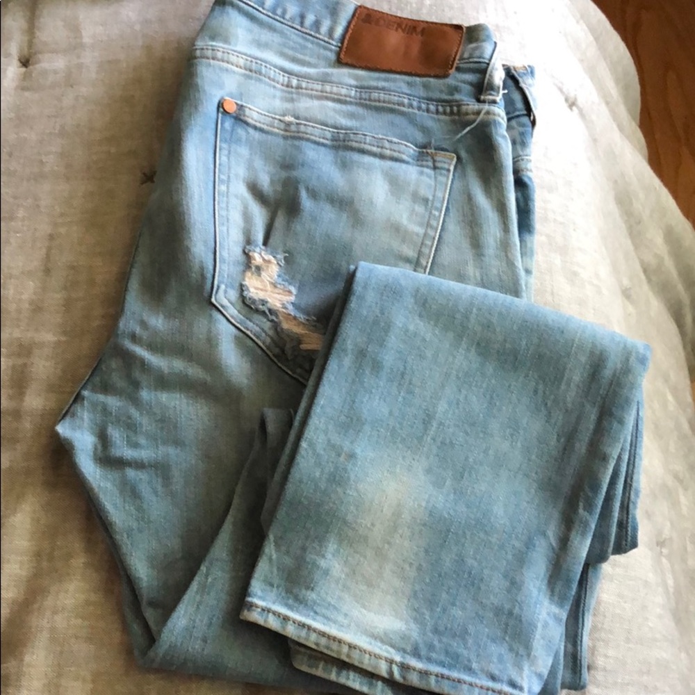 Light blue jeans